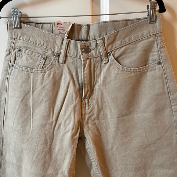 NWT Levi’s 514 khakis straight leg jeans 29 x 30 - Picture 3 of 9